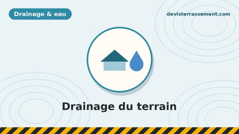 Drainage de terrain : pourquoi l’intégrer dès l’excavation
