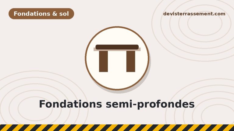 Fondations semi-profondes : les puits, quand le bon sol est à 3-6 mètres