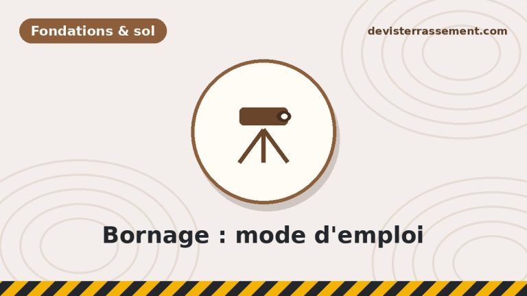 Piquetage et bornage de terrain : déroulement, prix et documents remis