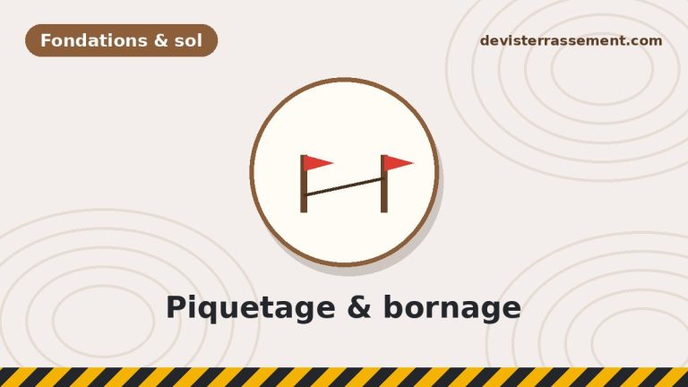 Piquetage et bornage : quand et pourquoi sont-ils indispensables ?