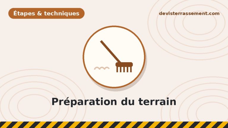 Préparation de terrain : tout ce qu’il faut faire avant de terrasser
