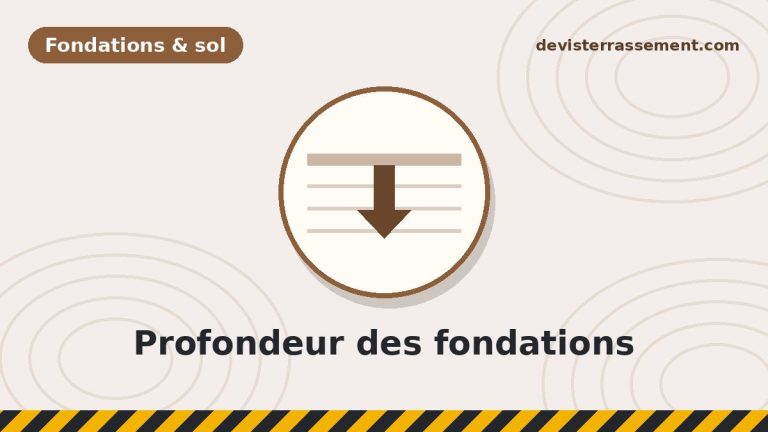 Quelle profondeur pour les fondations d’une maison neuve ?