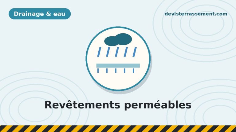 Revêtements perméables : les alliés contre l’accumulation d’eau