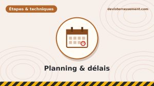 Planifier son terrassement : délais, calendrier et coordination des étapes